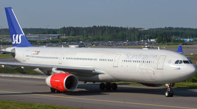 SAS A330 Aircraft